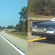 LEFT: This GT3RS and Caddywagon were battling for the lead. RIGHT: This ’67 Caddy wasn’t in as much of a hurry.
